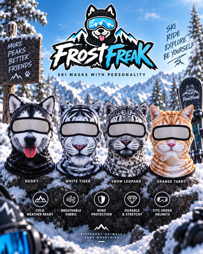 FrostFreak™ Animal Ski Mask